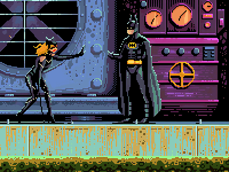 Batman Returns pixel art